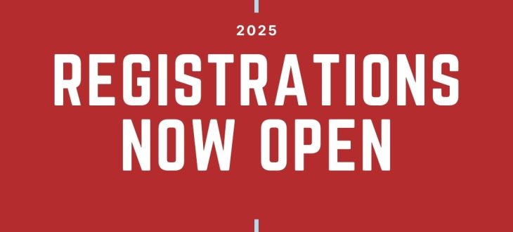 2025 registrations are now open