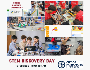 STE Discovery Day Held in Partnership with Parramatta Library.